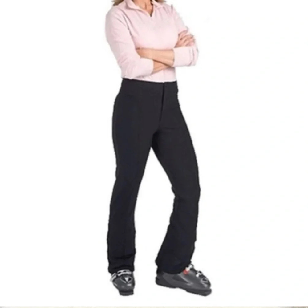 AFRC Black over the boot ski pants size 4P *flaws